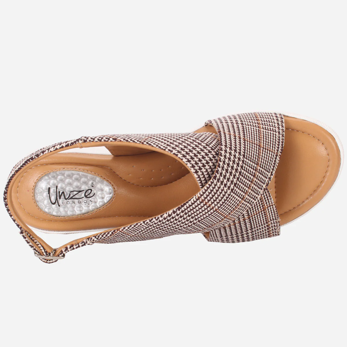 Women's "ELENA" Wide Strap Open Toe Sandals - Image 4