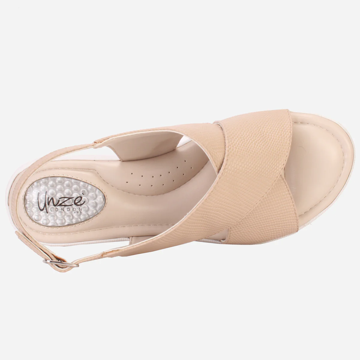 Women's "ELENA" Wide Strap Open Toe Sandals - Image 4