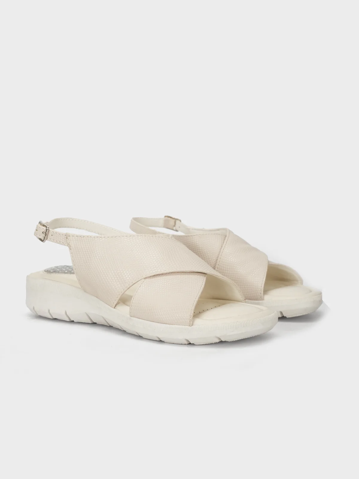 Women's "ELENA" Wide Strap Open Toe Sandals - Image 2