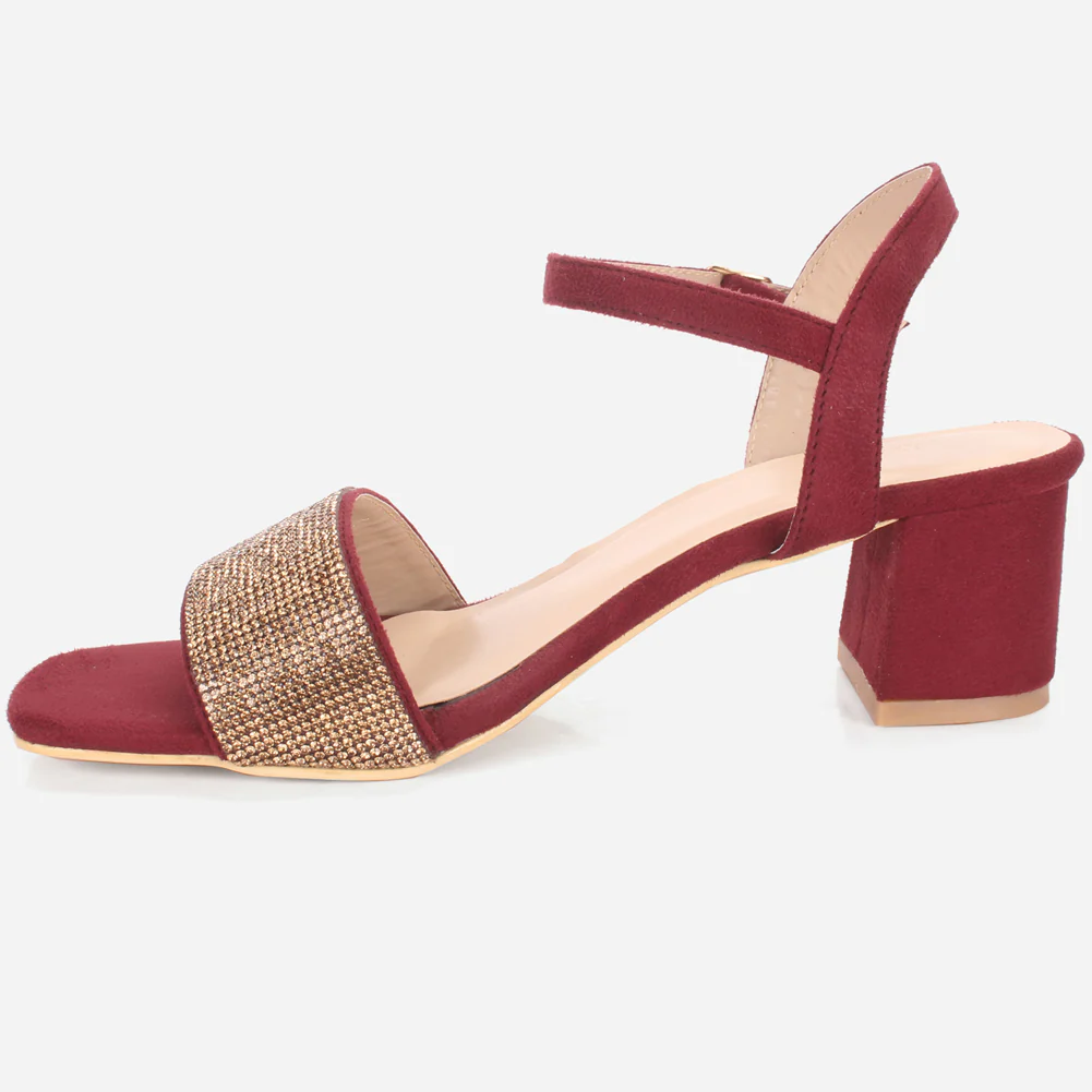 Womens "ELIA" Decorated Evening Party Sandals - Image 3