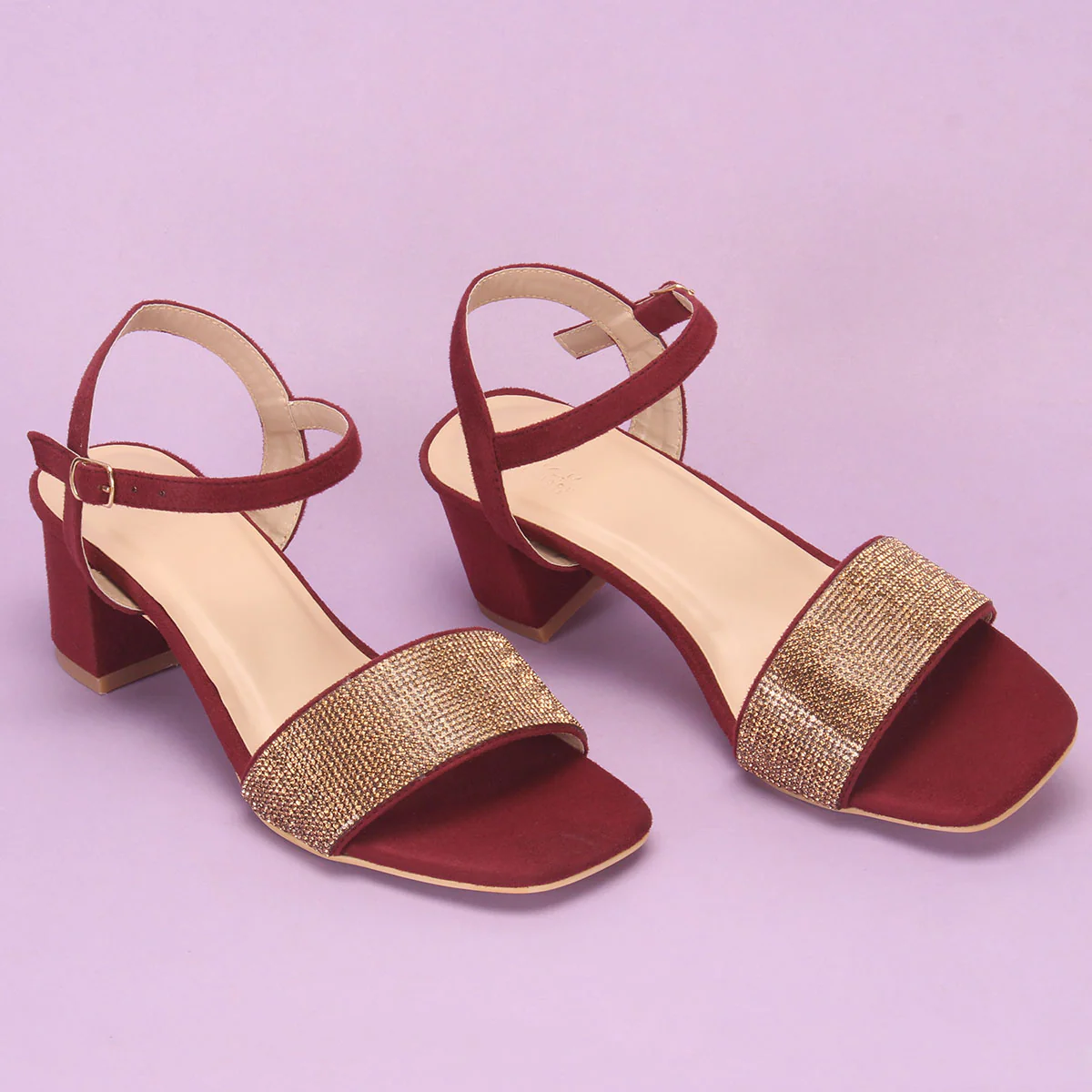 Womens "ELIA" Decorated Evening Party Sandals - Image 6