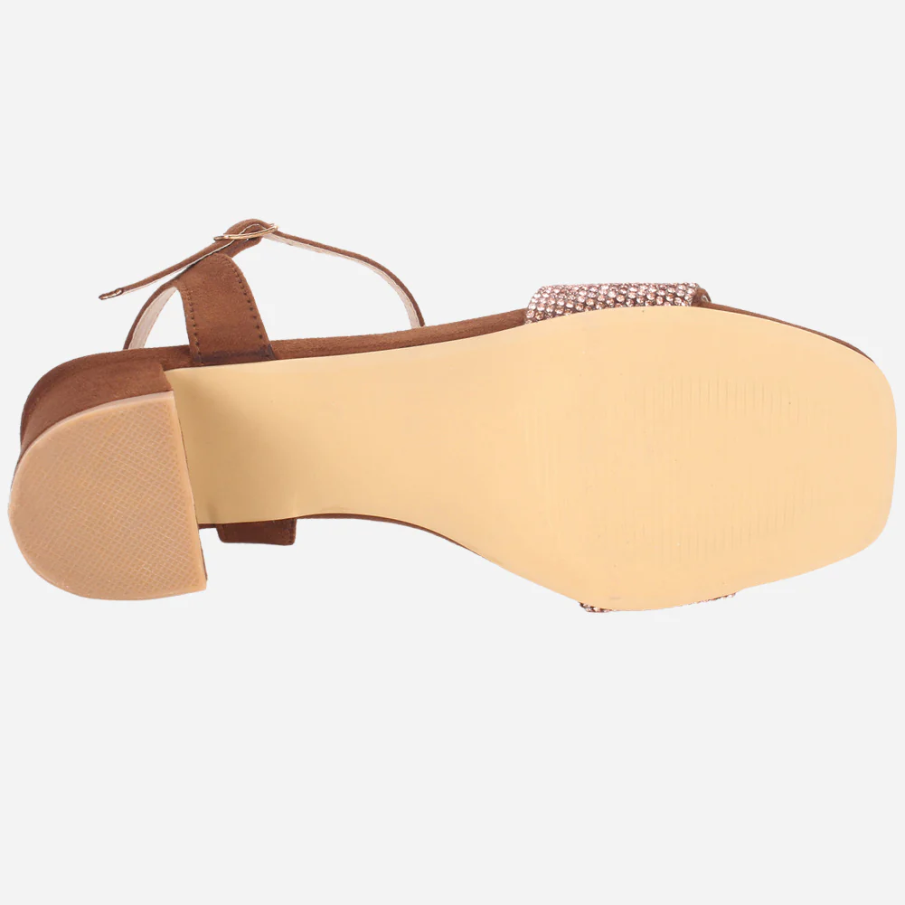 Womens "ELIA" Decorated Evening Party Sandals - Image 5