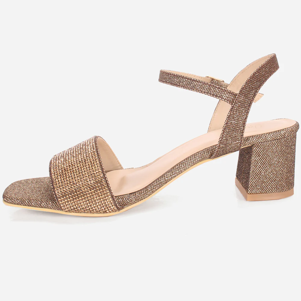 Womens "ELIA" Decorated Evening Party Sandals - Image 3