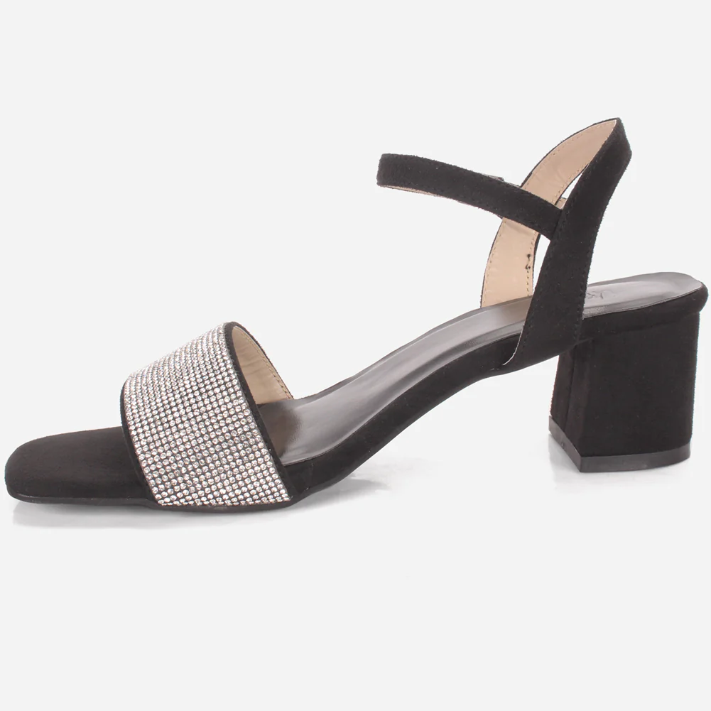 Womens "ELIA" Decorated Evening Party Sandals - Image 3