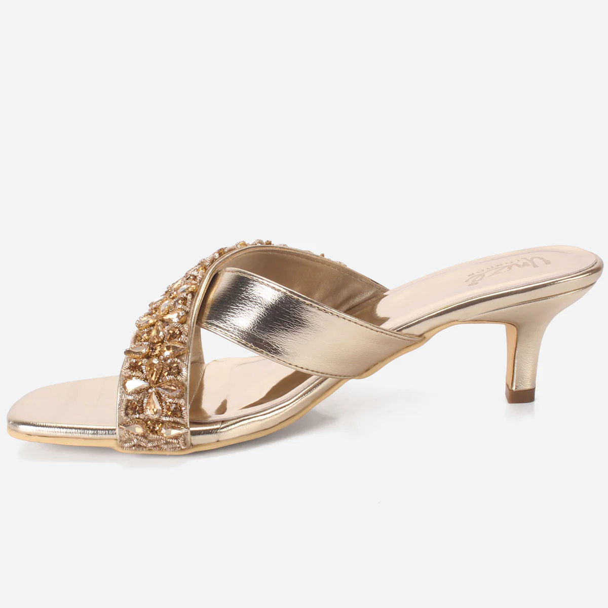 Women's "EMMET" Embellished Slip-on Wedding Party Sandals - Image 3