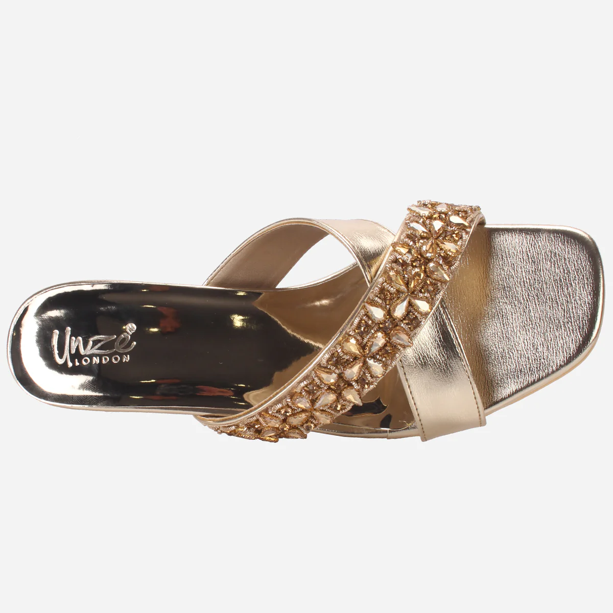 Women's "EMMET" Embellished Slip-on Wedding Party Sandals - Image 4