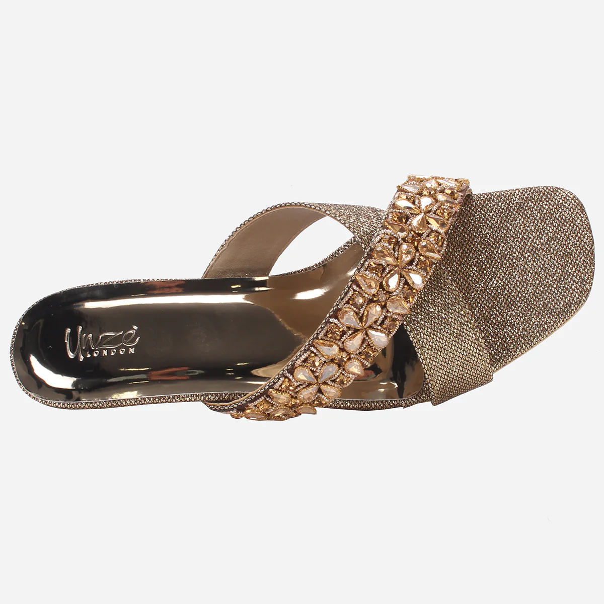 Women's "EMMET" Embellished Slip-on Wedding Party Sandals - Image 4