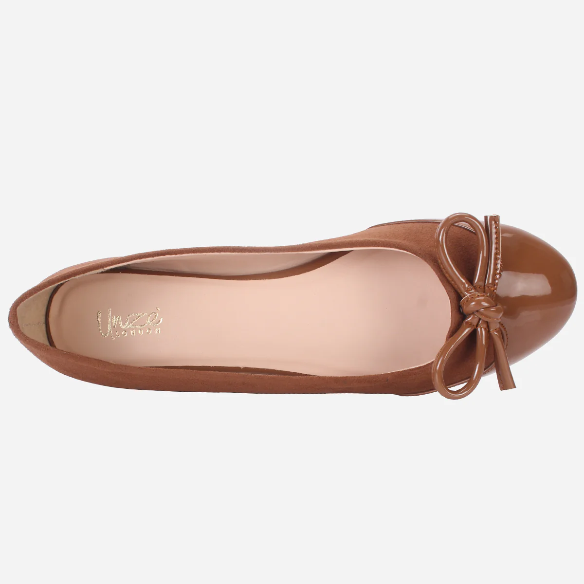 Womens "ERMEN" Rounded Toe Flat Shoes - Image 4