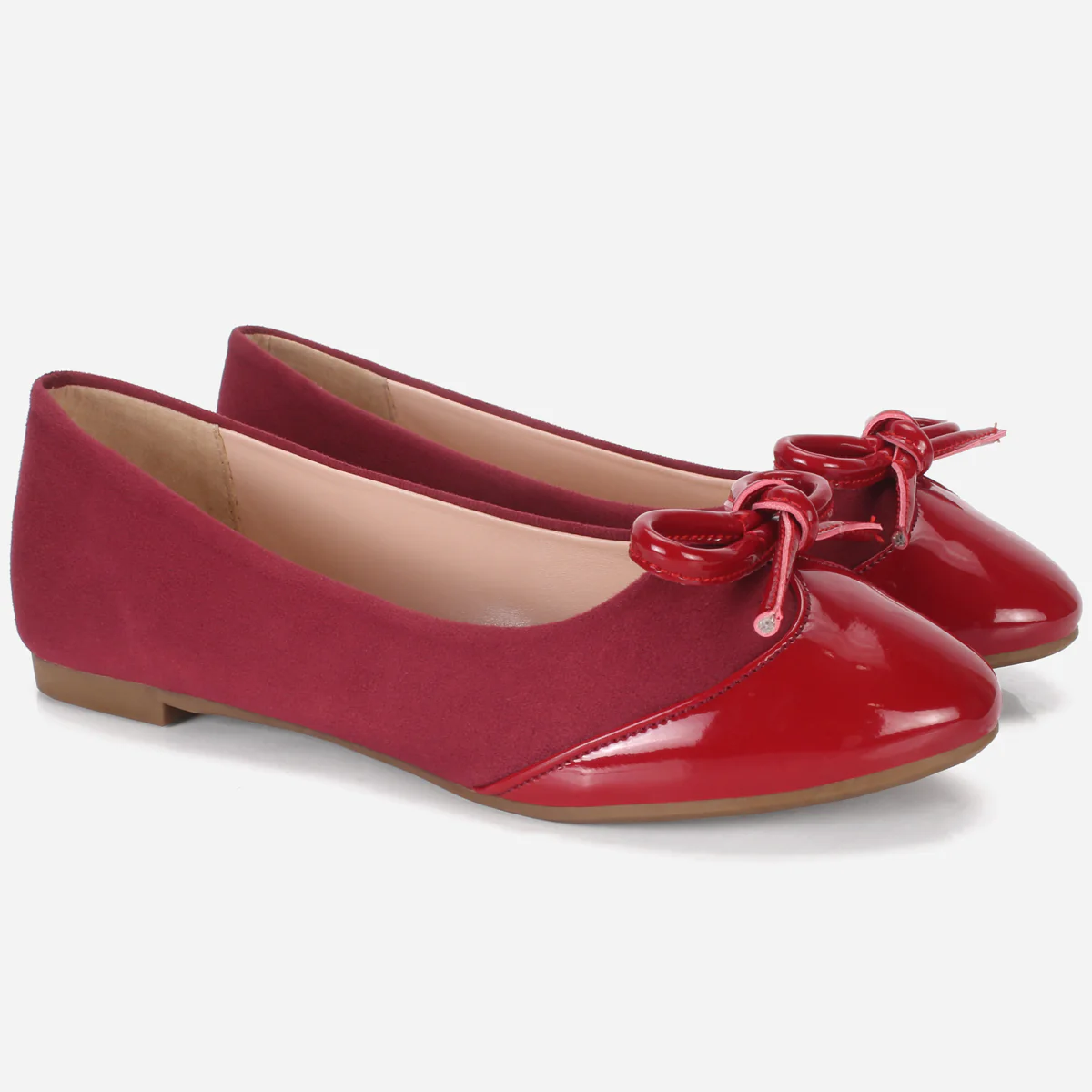 Womens "ERMEN" Rounded Toe Flat Shoes - Image 2