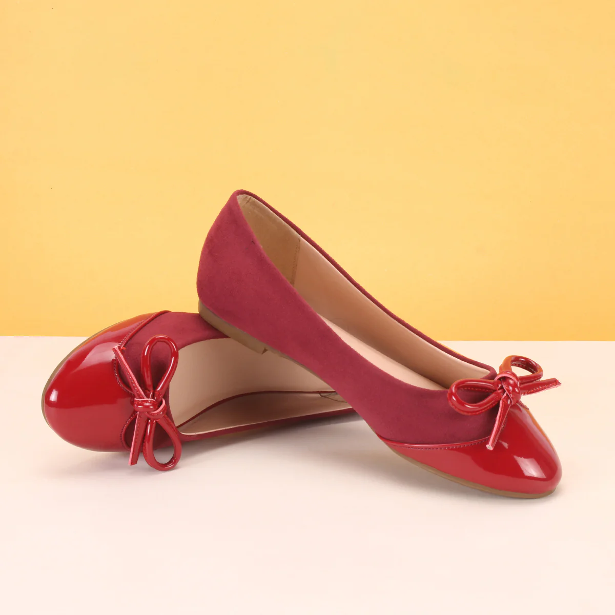 Womens "ERMEN" Rounded Toe Flat Shoes - Image 6
