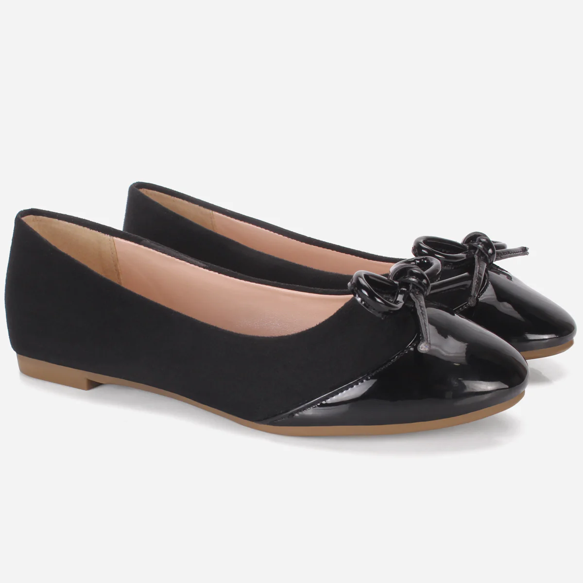 Womens "ERMEN" Rounded Toe Flat Shoes - Image 2