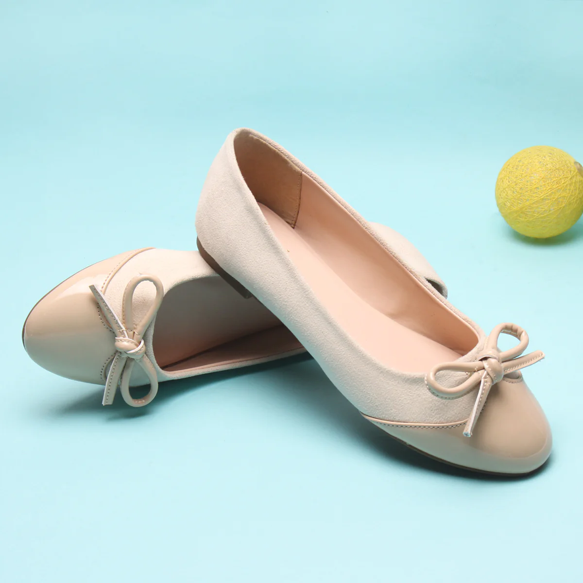 Womens "ERMEN" Rounded Toe Flat Shoes - Image 6