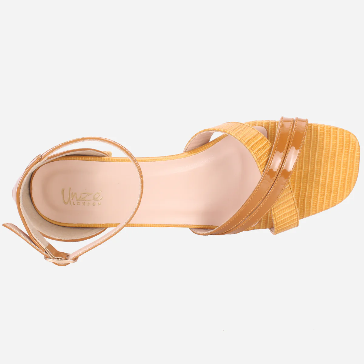 Womens "ESTEIA" Block Heeled Summer Sandals - Image 4