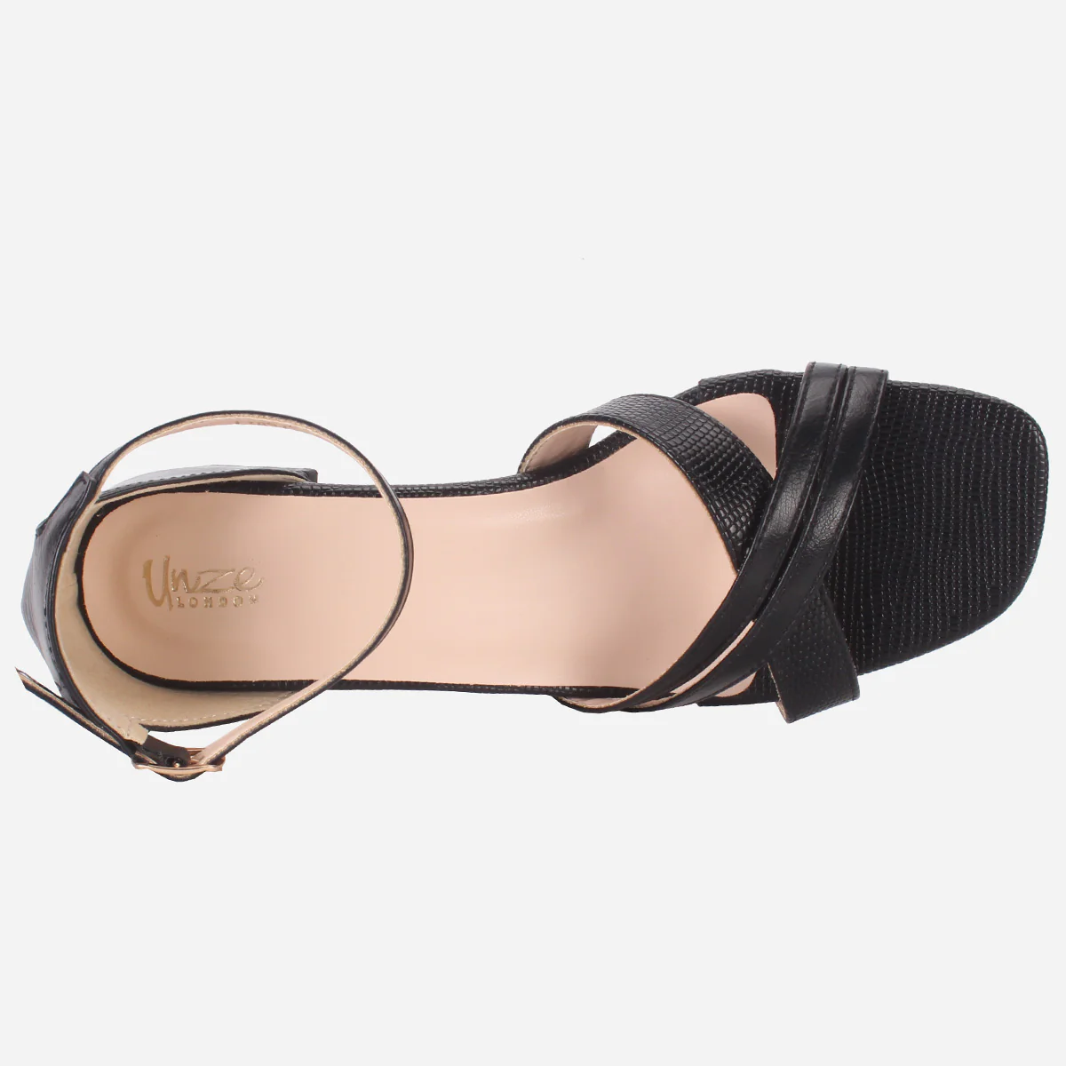 Womens "ESTEIA" Block Heeled Summer Sandals - Image 4