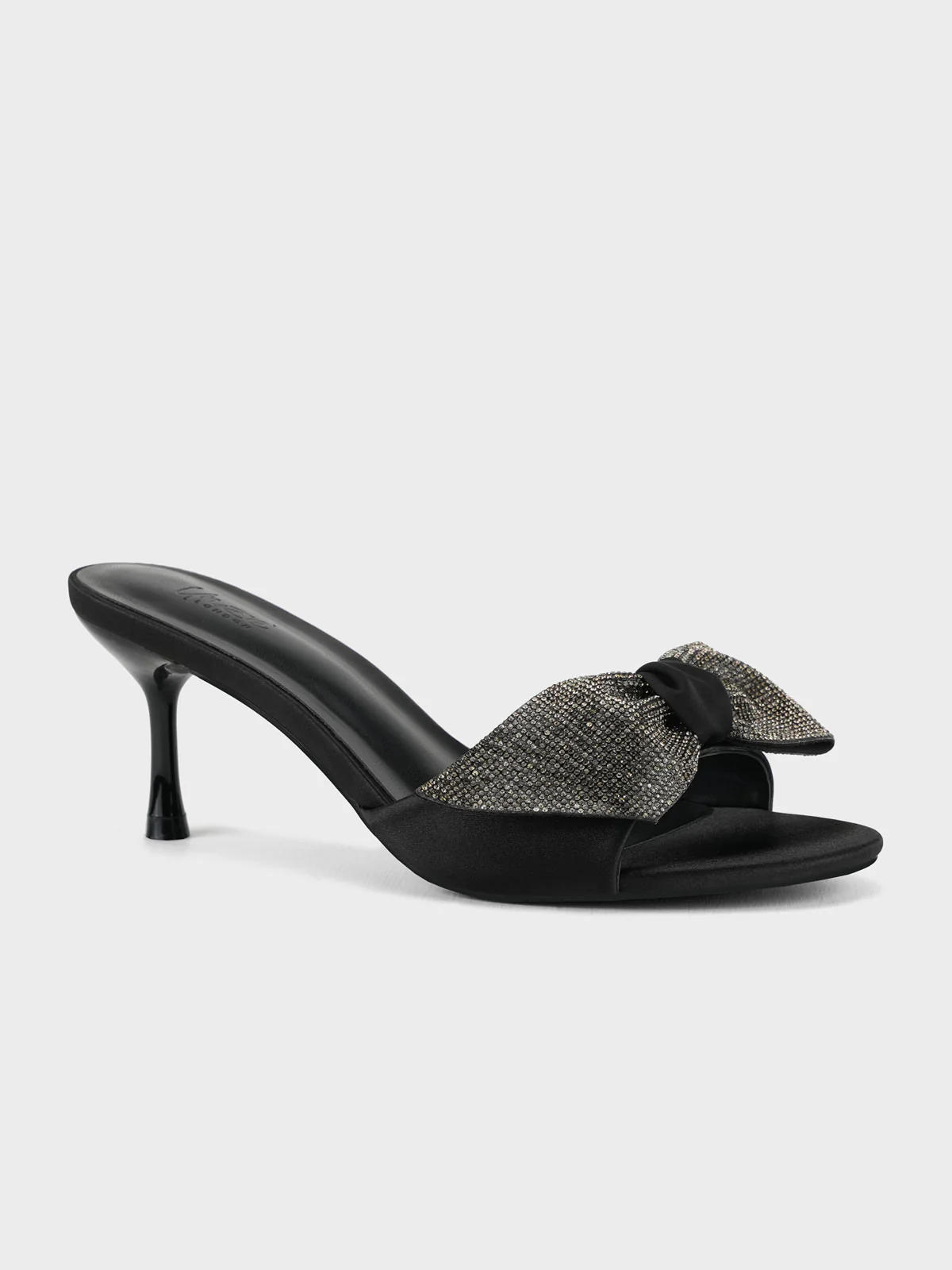 Womens "EUODIA" Shimmery Decorated Sandals - Image 2