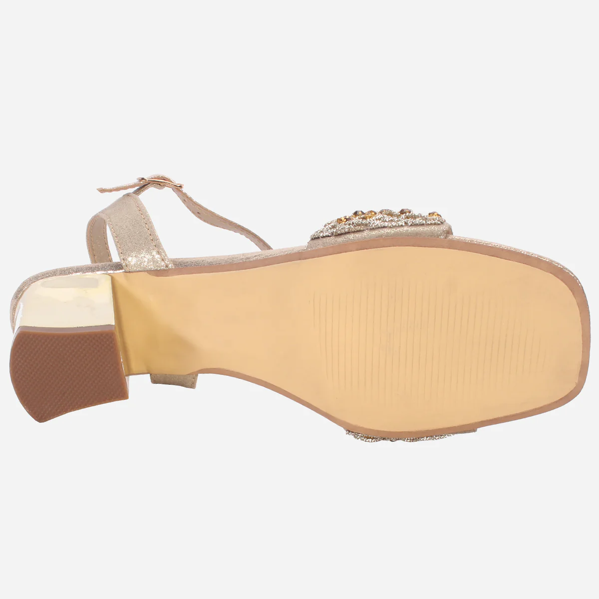 Womens "FAOLAN" Glitter Block Heel Sandals - Image 5