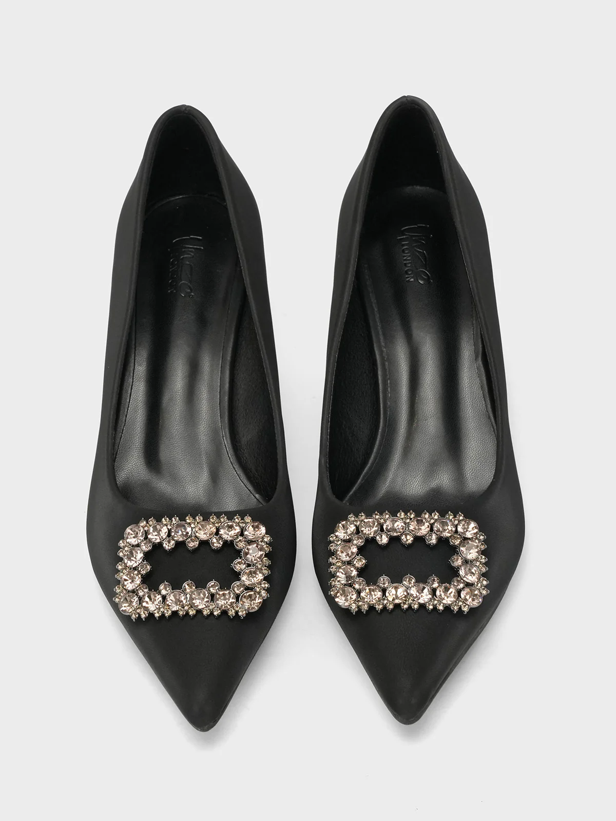 Womens "FENUKU" Diamante Brooch Courts - Image 5