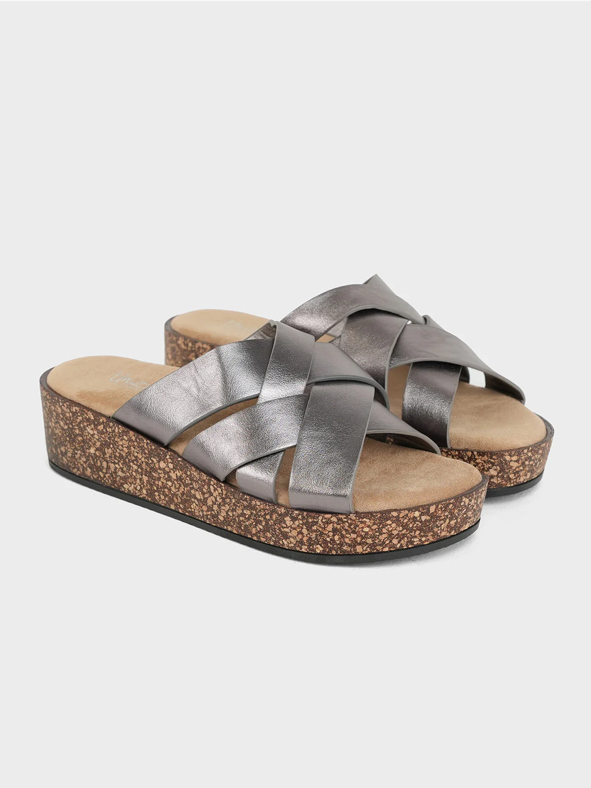 Womens "FINOLA" Open Toe Casual Slippers - Image 2