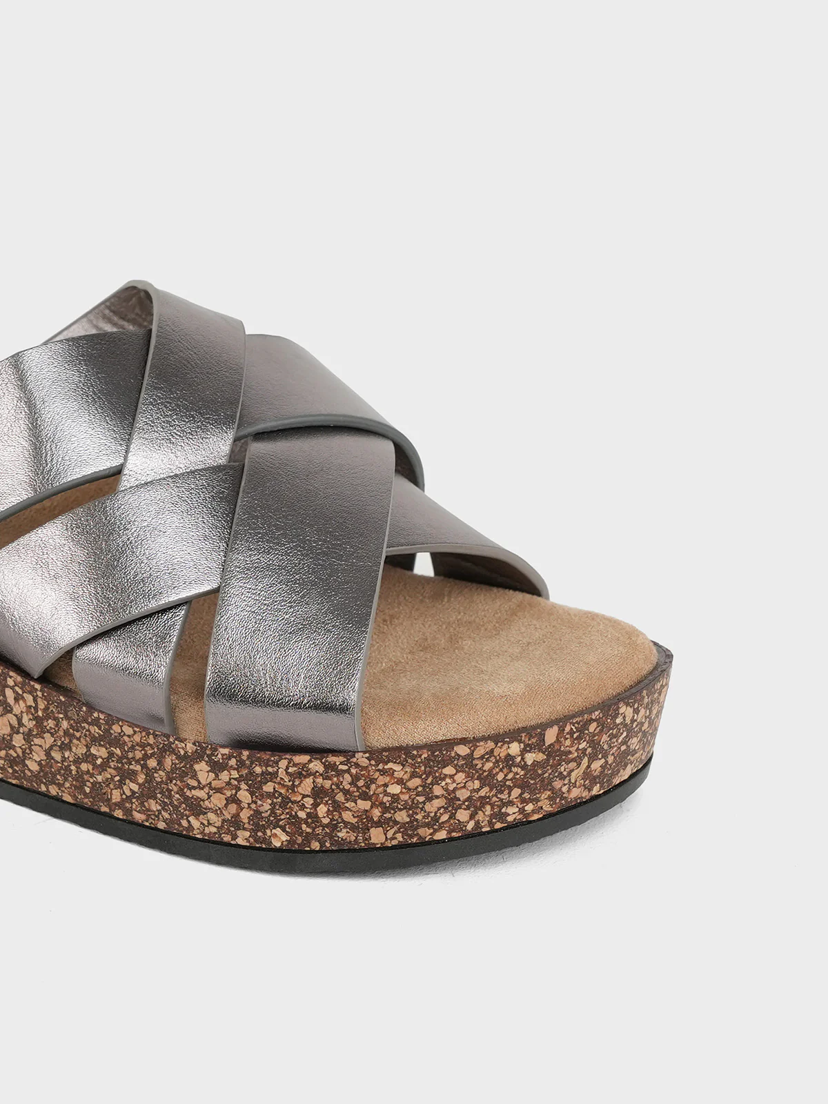 Womens "FINOLA" Open Toe Casual Slippers - Image 4