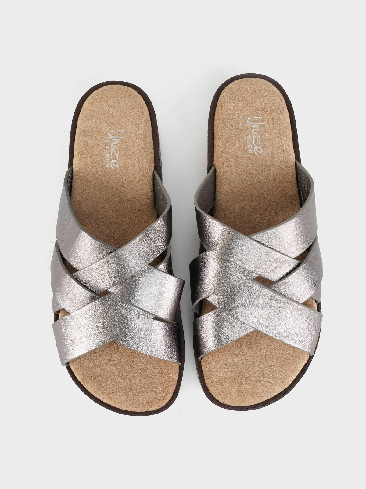 Womens "FINOLA" Open Toe Casual Slippers - Image 5
