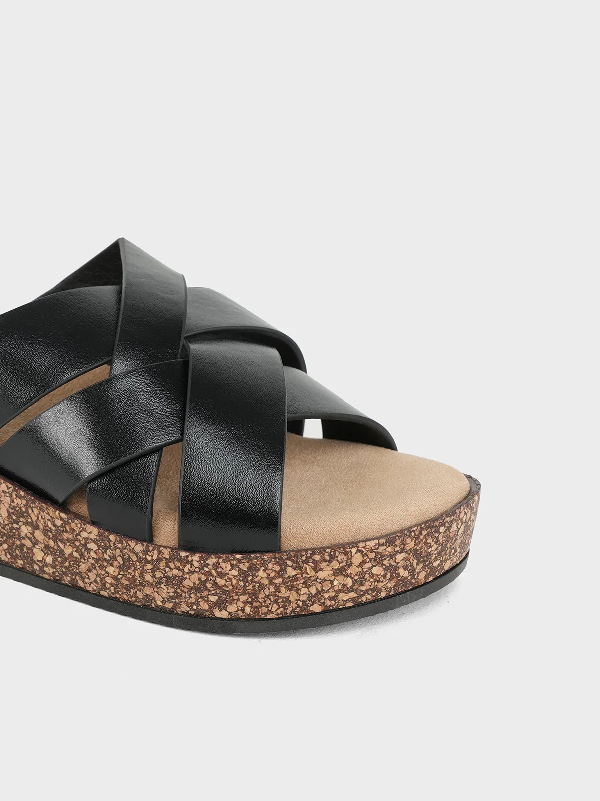 Womens "FINOLA" Open Toe Casual Slippers - Image 4