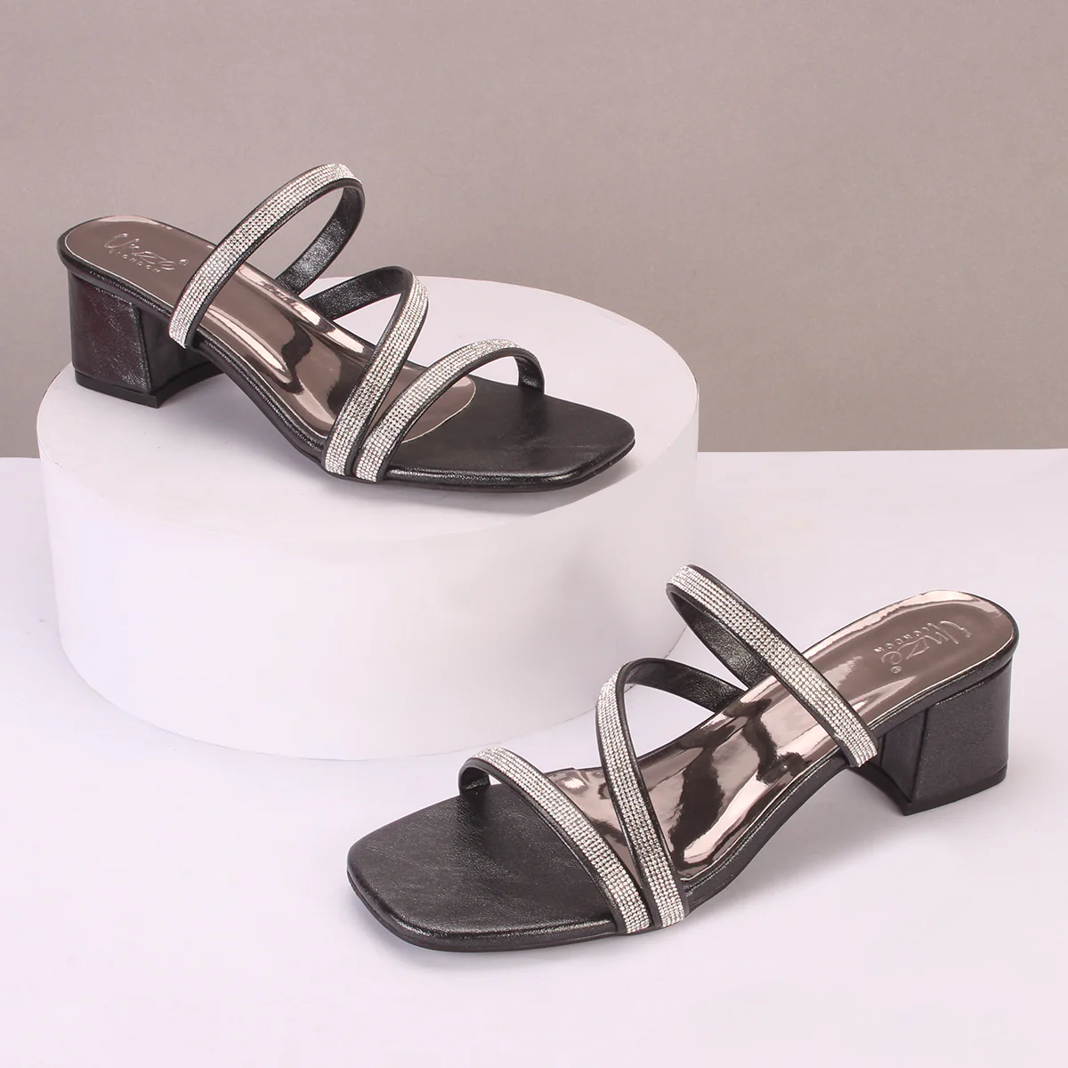 Women's "FLORIDA" Crystals Adorns Party Sandals - Image 6