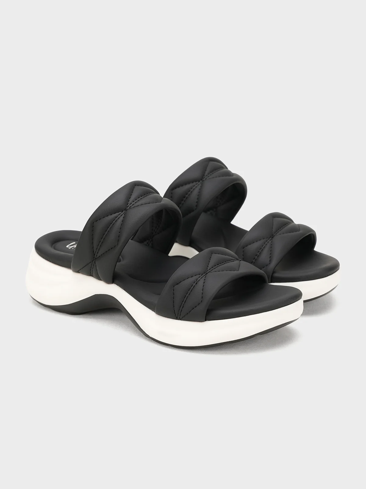 Womens "FUENTA" Soft Slip On Slippers - Image 2