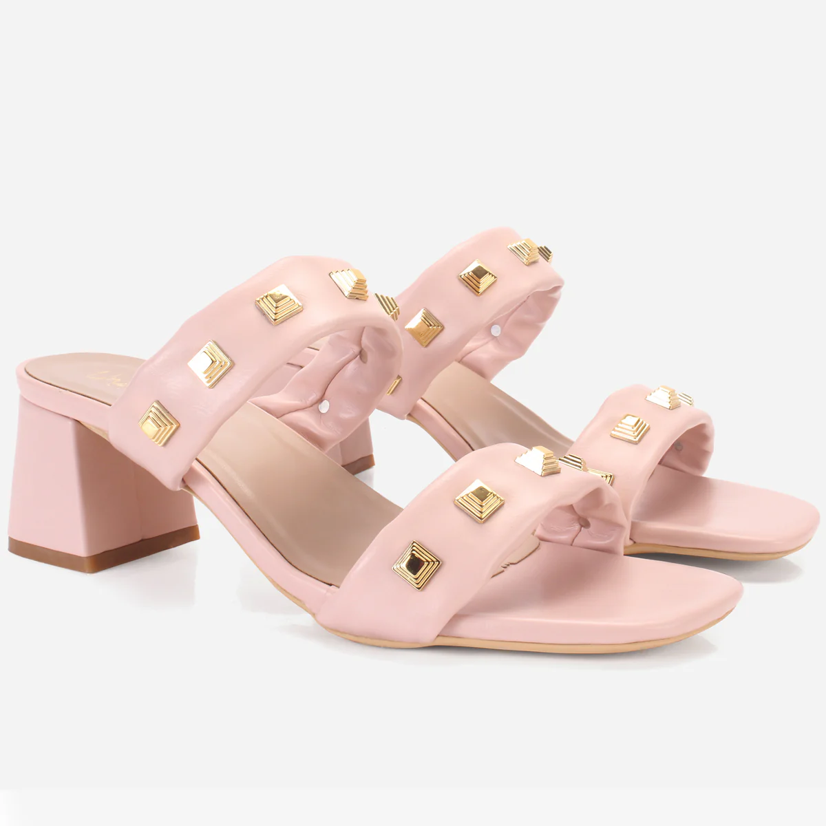 Womens "GALA"Fancy Stud Detailing Sandals - Image 2