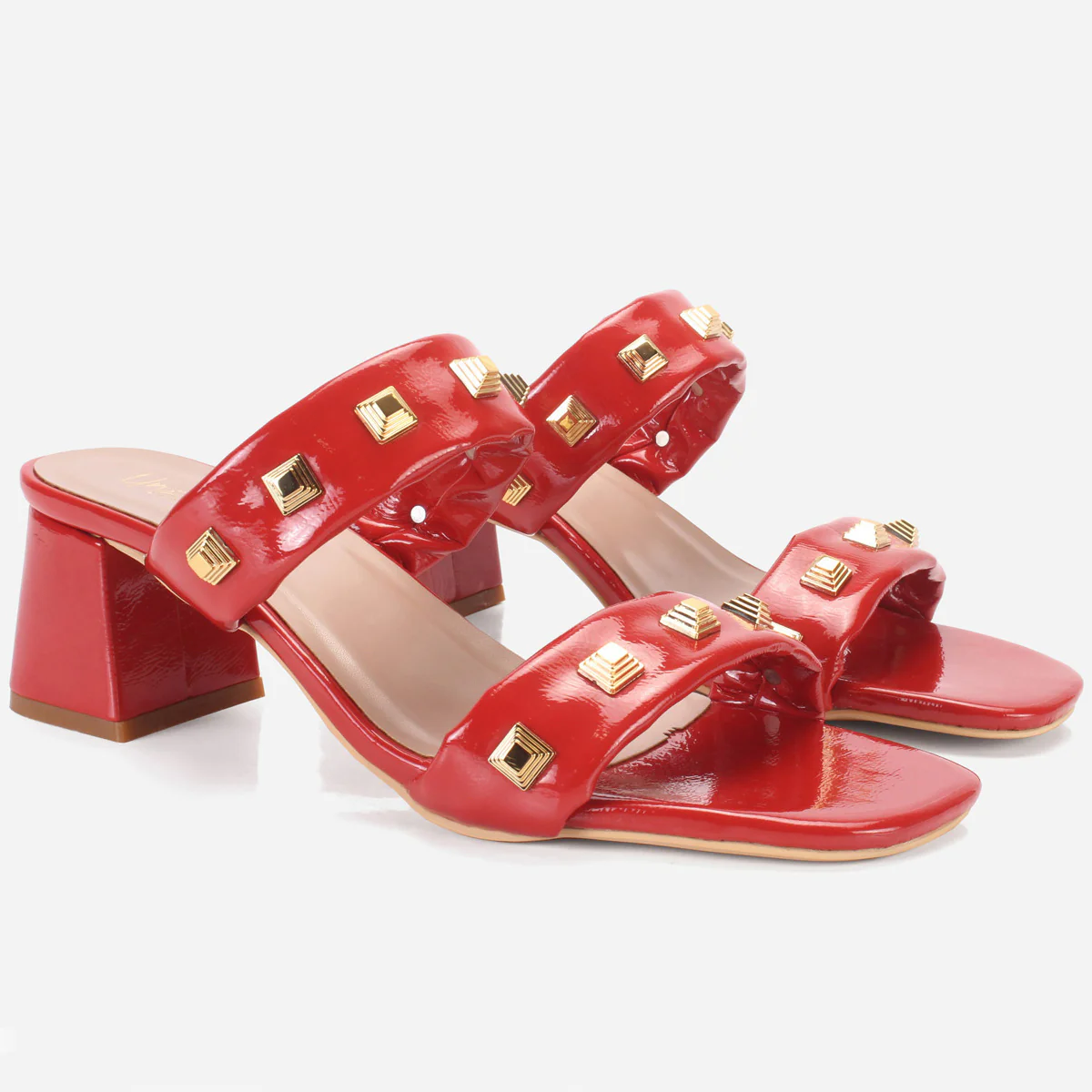 Womens "GALA"Fancy Stud Detailing Sandals - Image 2