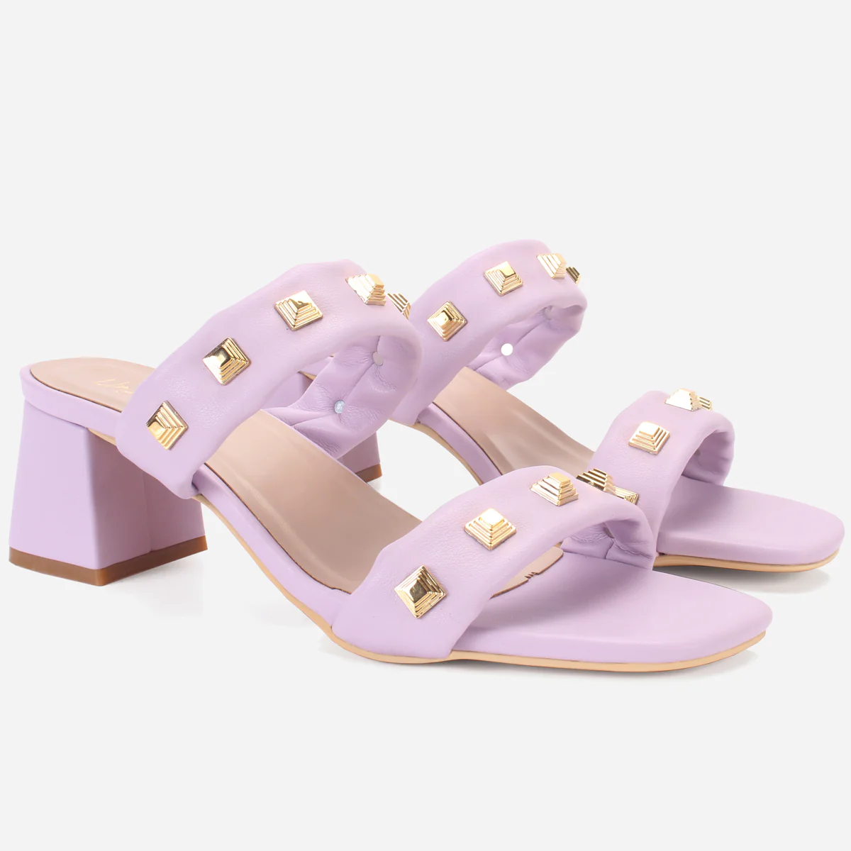 Womens "GALA"Fancy Stud Detailing Sandals - Image 2
