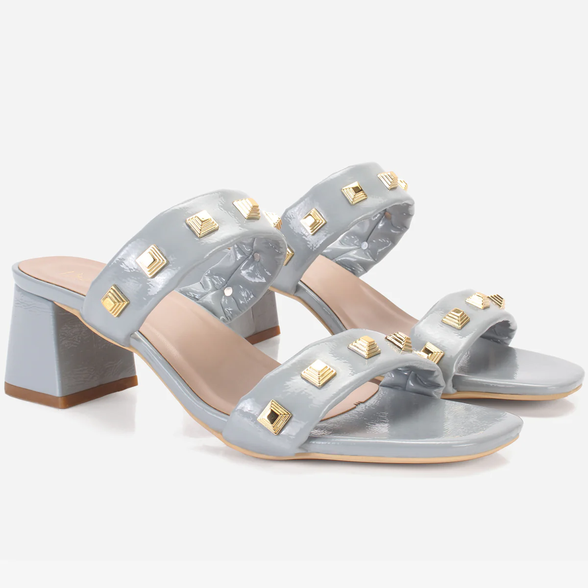 Womens "GALA"Fancy Stud Detailing Sandals - Image 2
