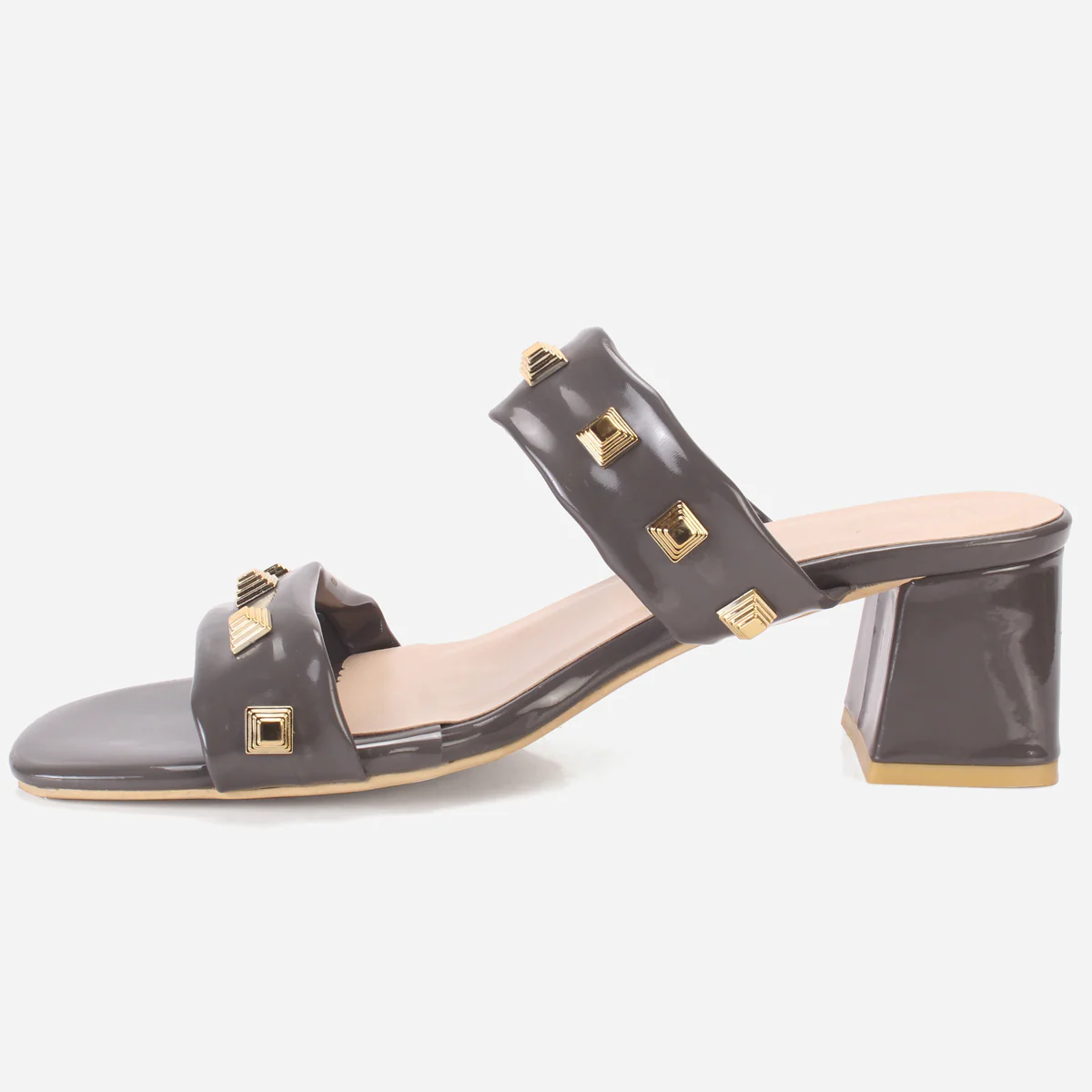 Womens "GALA"Fancy Stud Detailing Sandals - Image 3