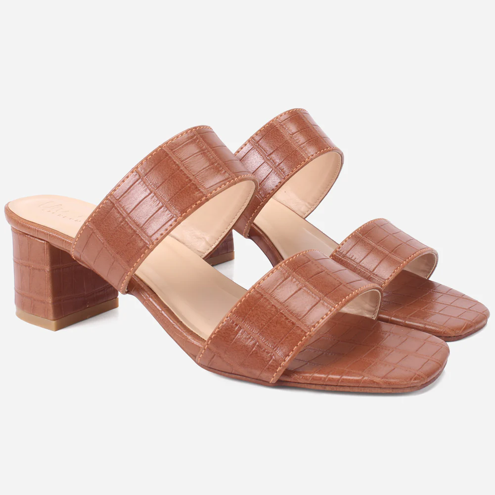 Women's "GEFA" Textured Strappy Slide-In Shoes - Image 2