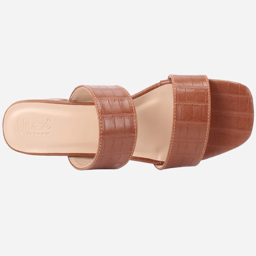 Women's "GEFA" Textured Strappy Slide-In Shoes - Image 4