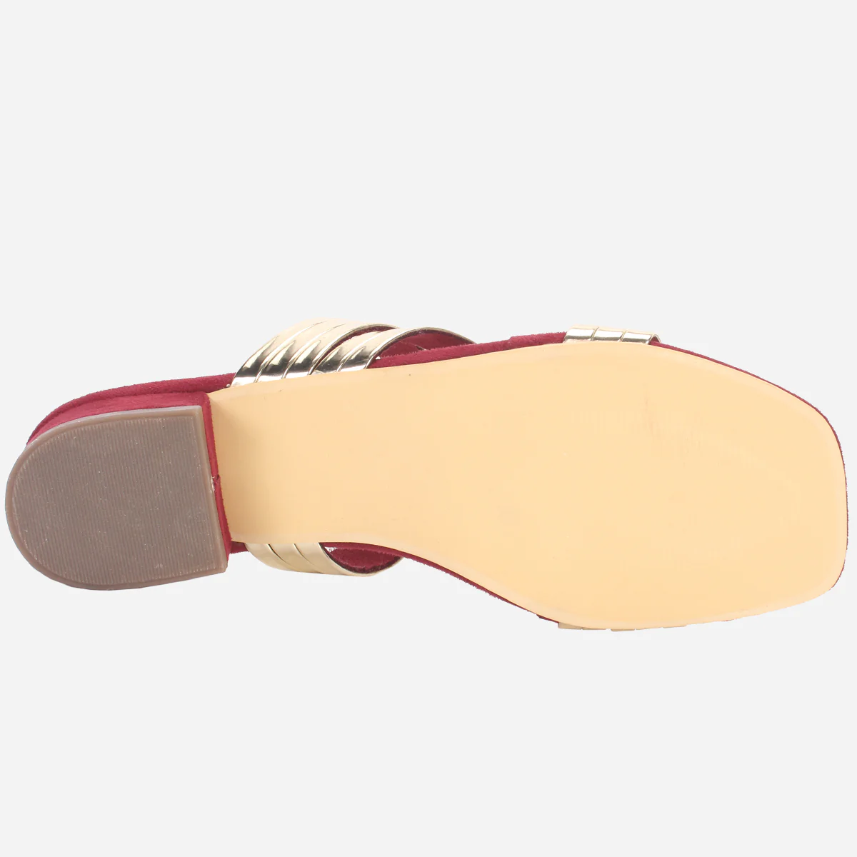 Womens "GIANA" Shimmery Summer Flat Slippers - Image 5