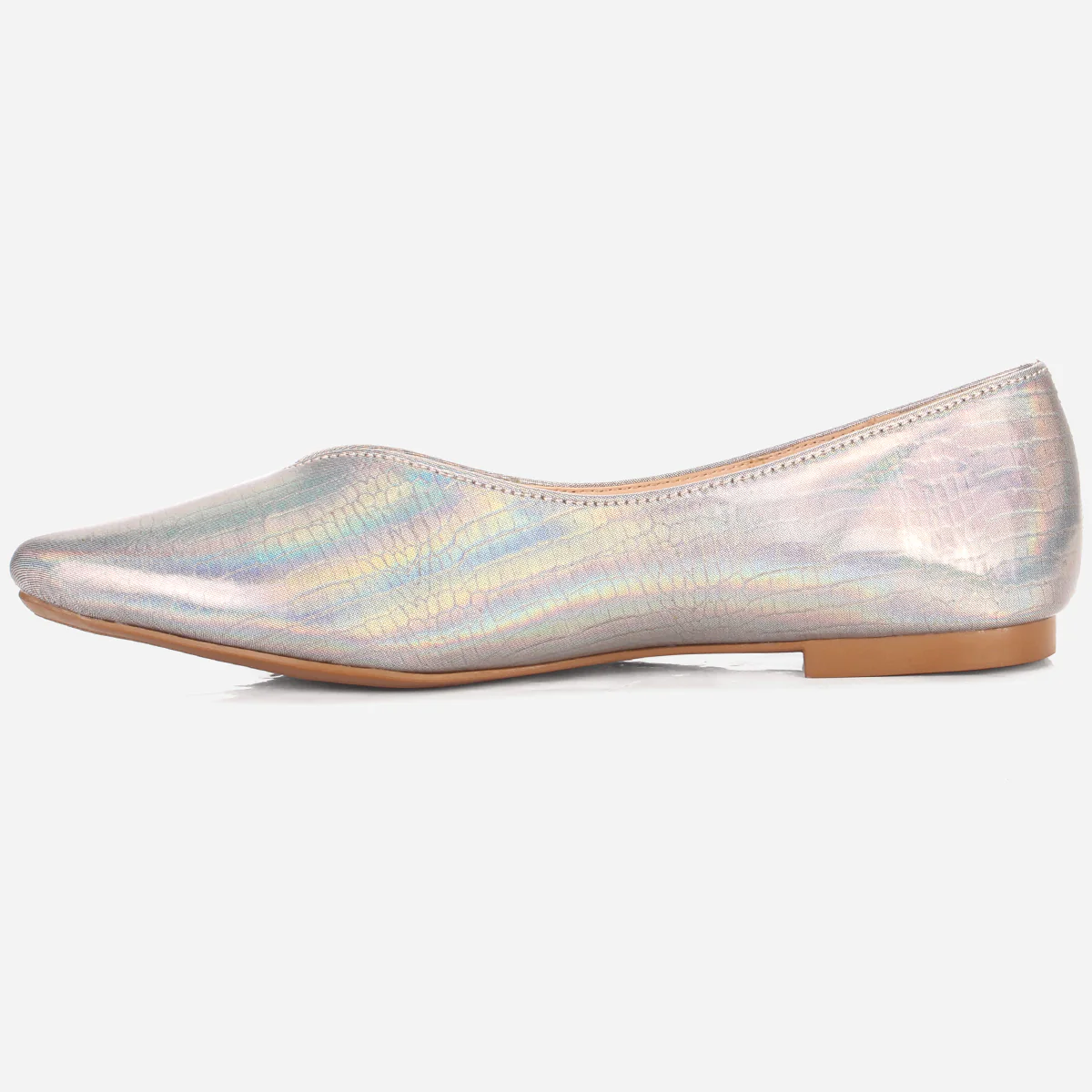 Women's "GLIZ" Pointed Toe Decorated Flat Pumps - Image 3