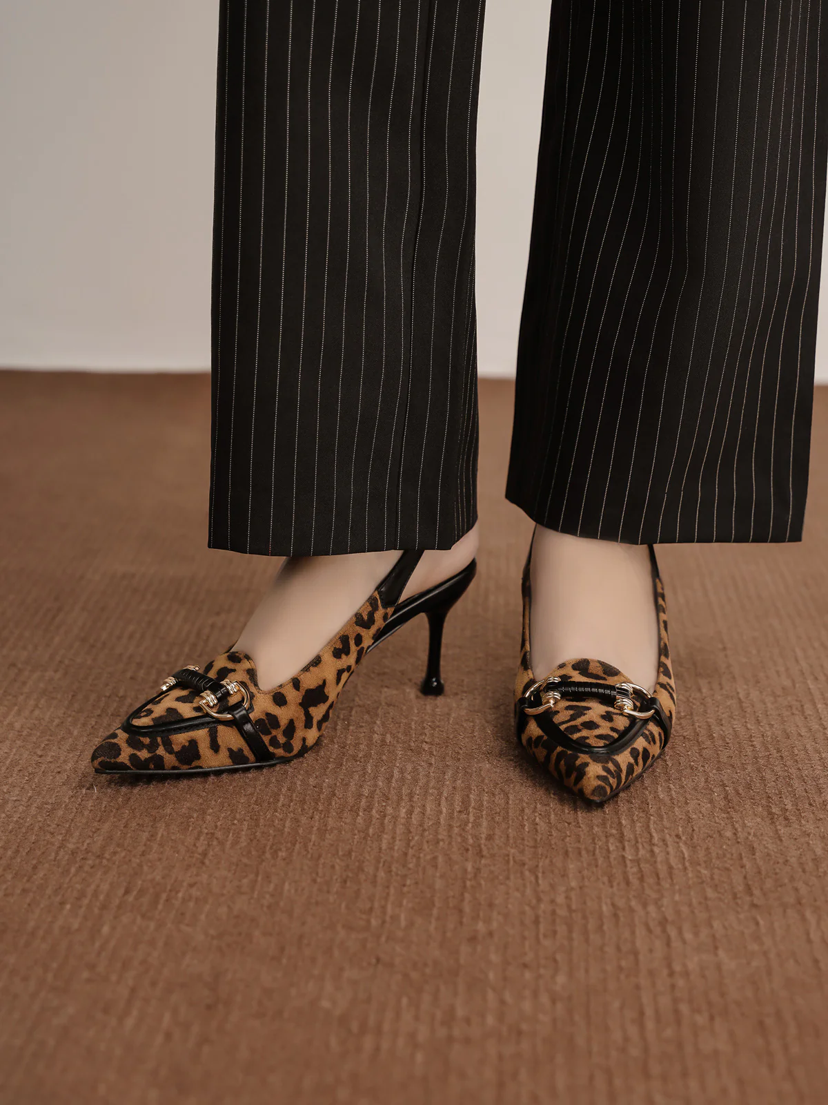 Womens "GLORA" Pointy Toe Back Strap Sandals