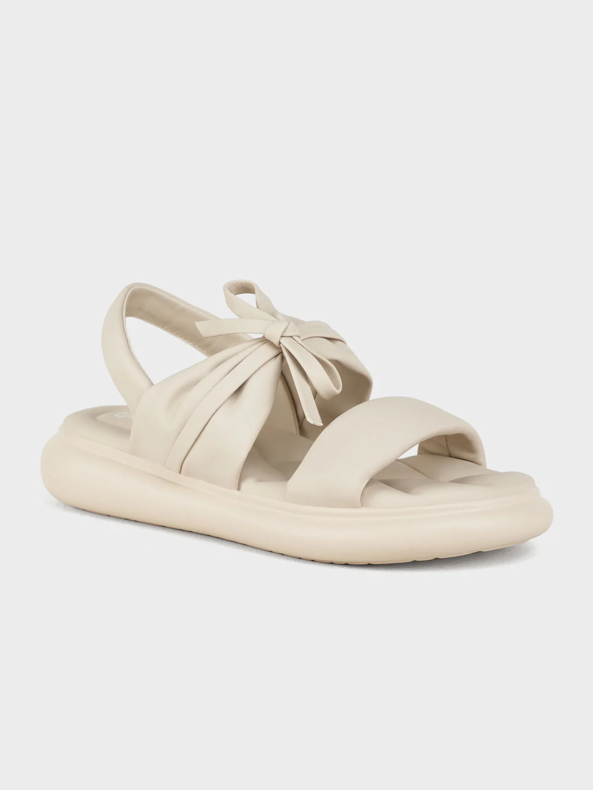 Womens "GREYY" Bow Accented Sandals - Image 2