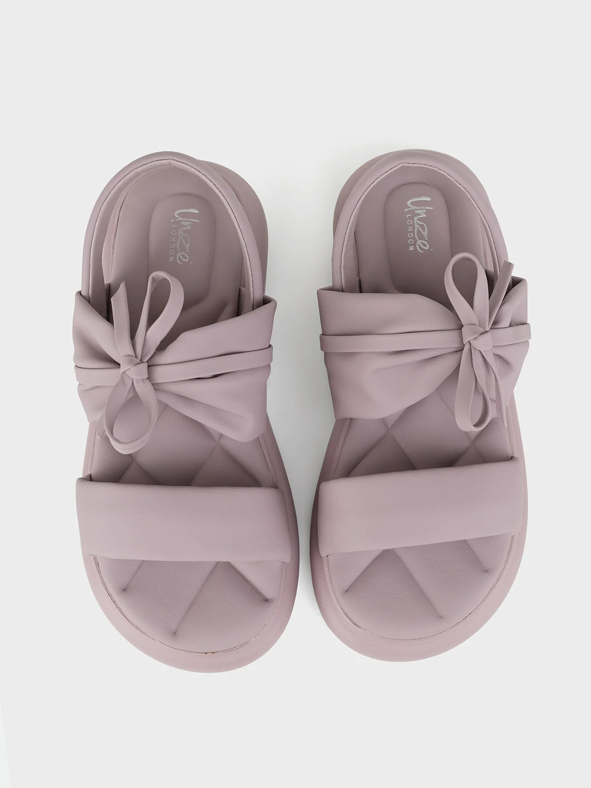 Womens "GREYY" Bow Accented Sandals - Image 8