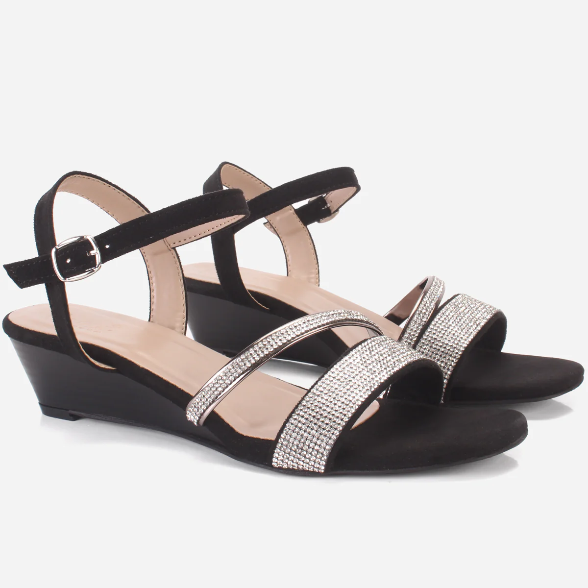 Womens "GUANA" Wedge Heel Sandals - Image 2