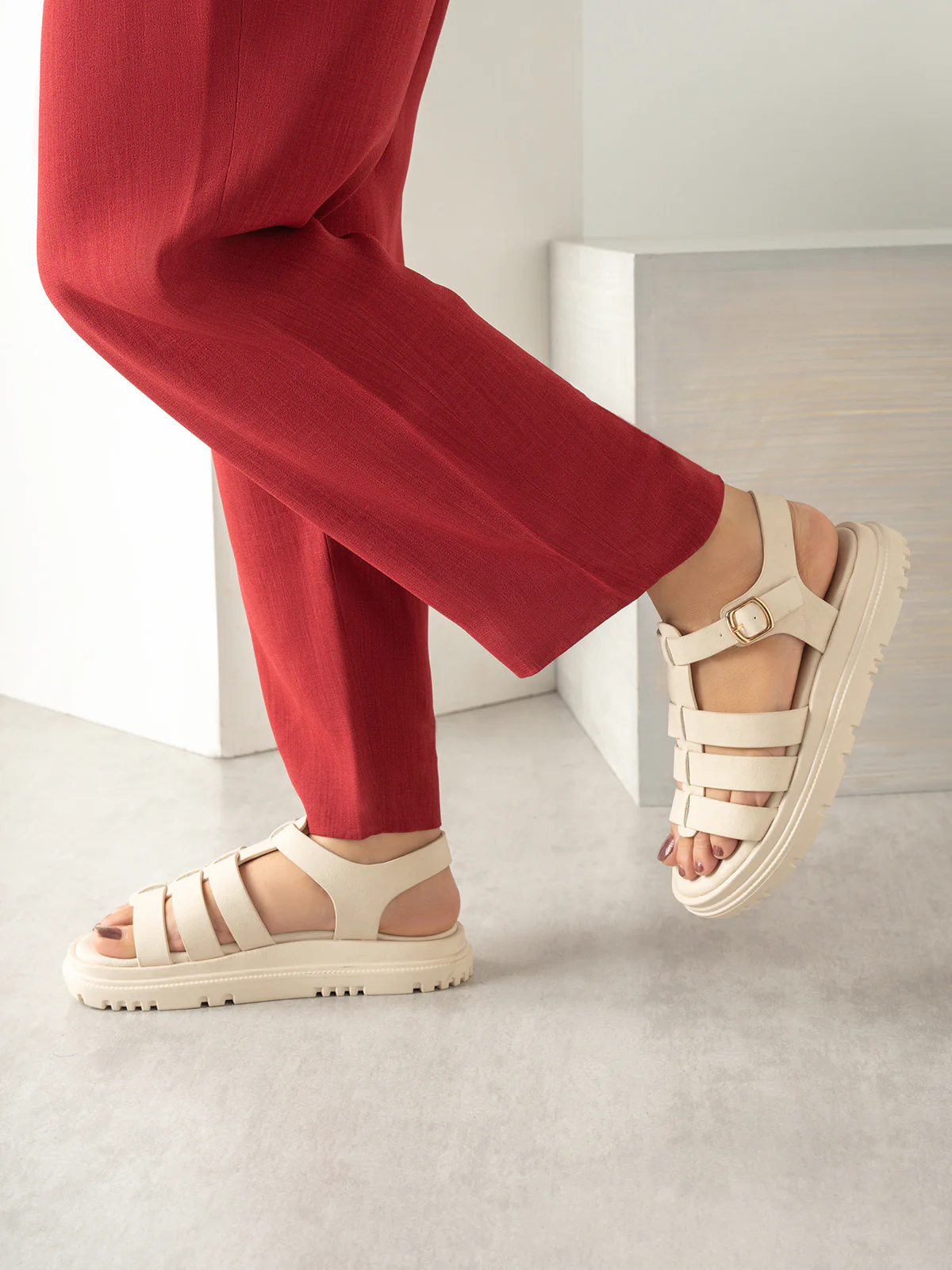 Womens "HARUKO" Casual Comfort Sandals - Image 3