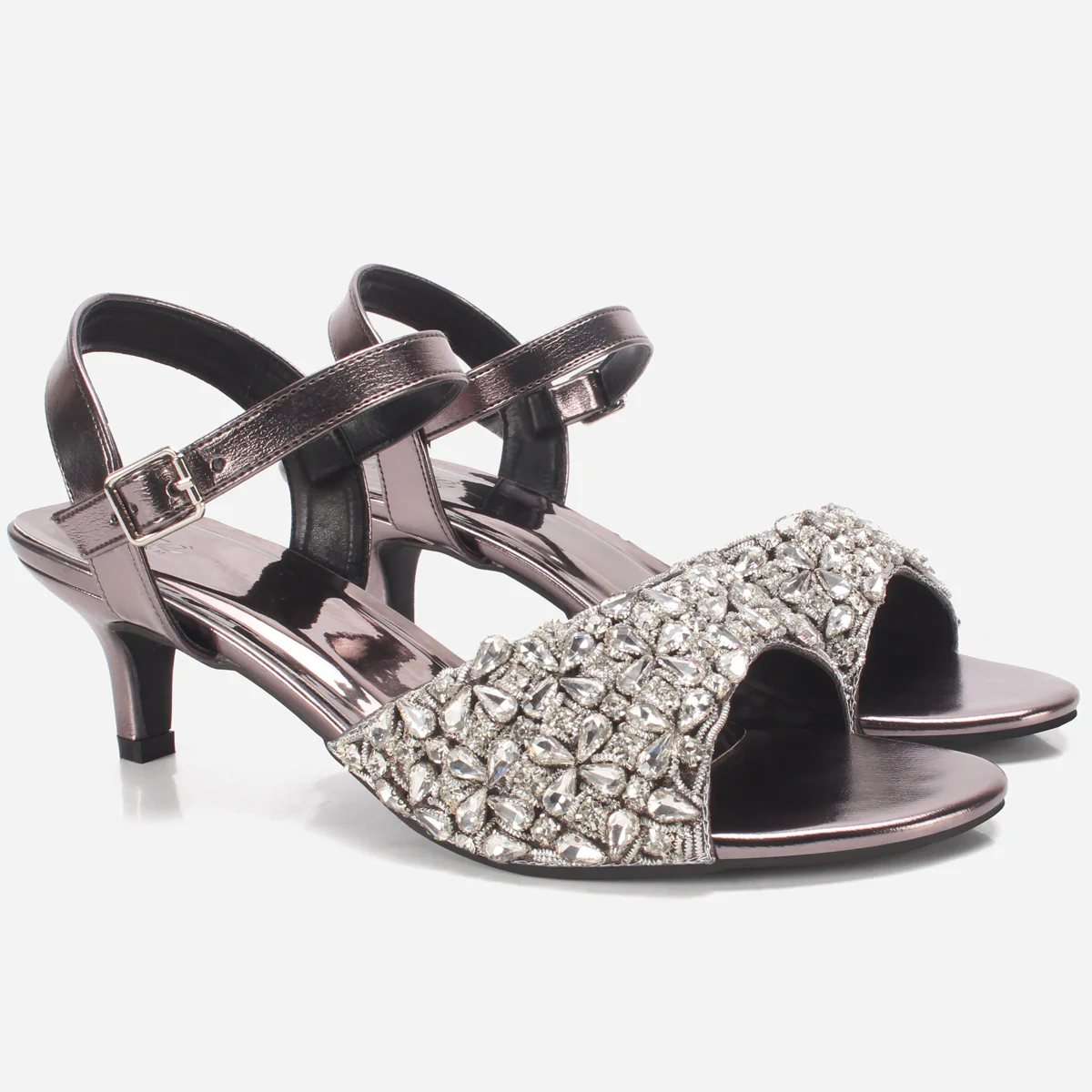 Women's "HARVA" Embellished Wedding Sandals - Image 2