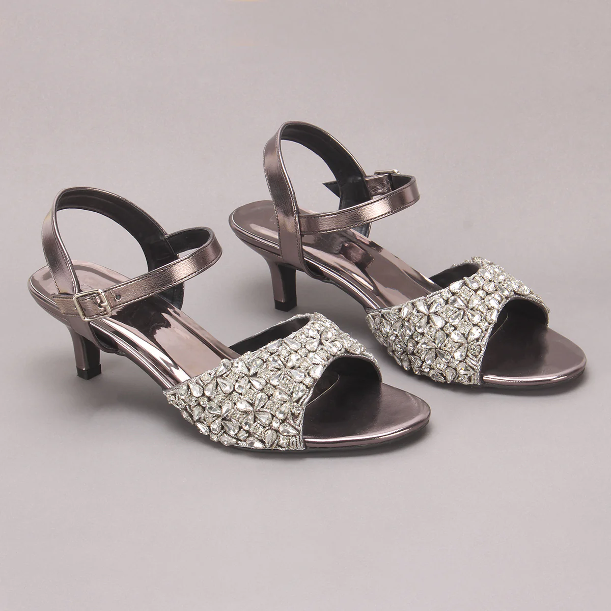 Women's "HARVA" Embellished Wedding Sandals - Image 6