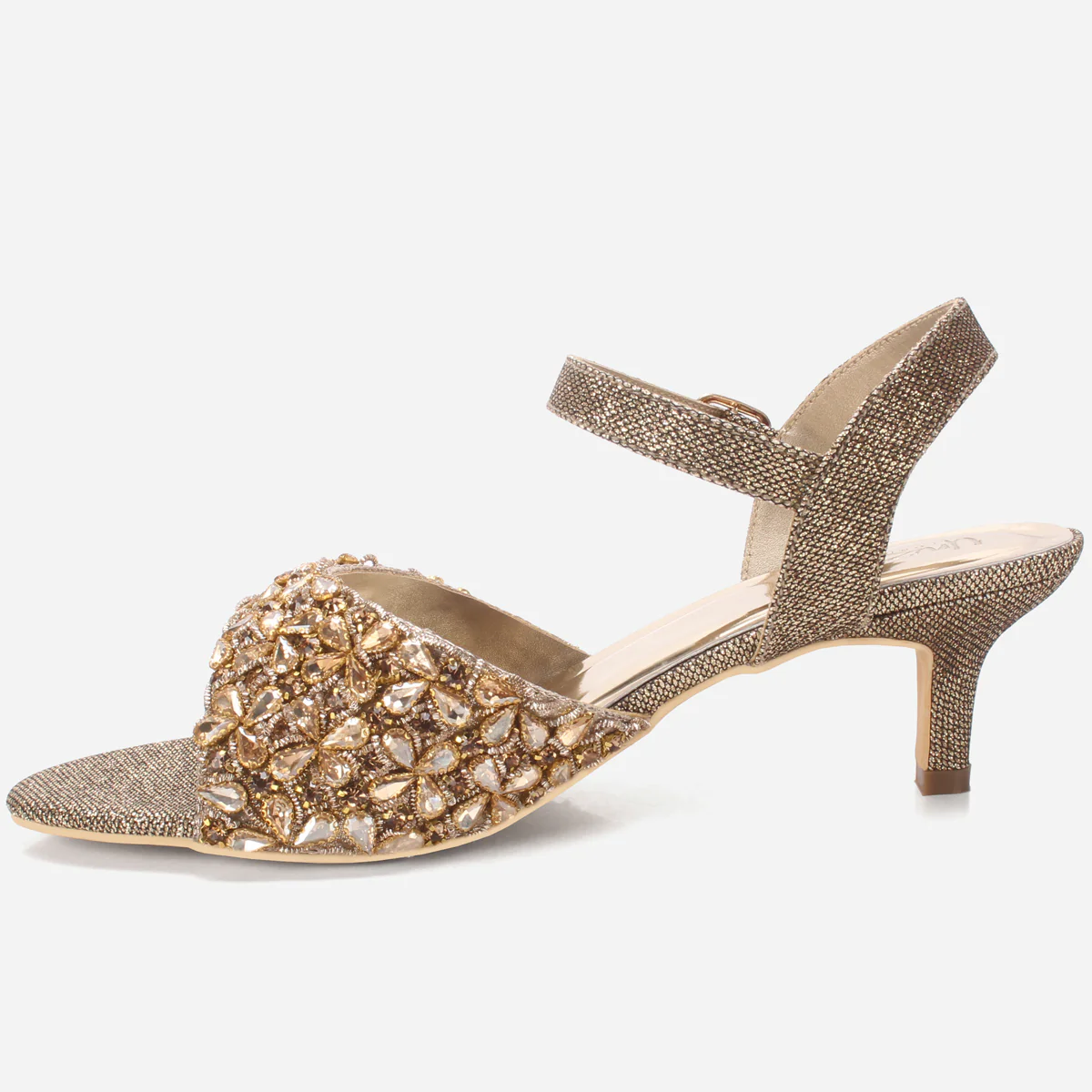 Women's "HARVA" Embellished Wedding Sandals - Image 3