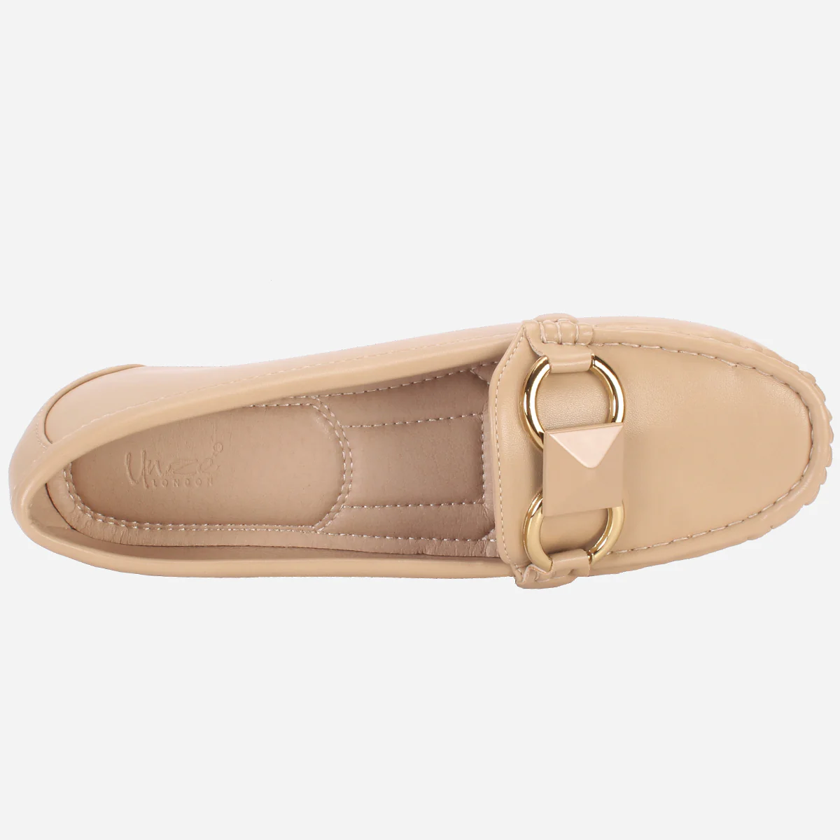 Womens "HERMEIN" Low Wedge Moccasins - Image 4