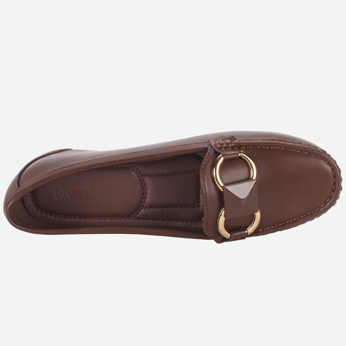Womens "HERMEIN" Low Wedge Moccasins - Image 4