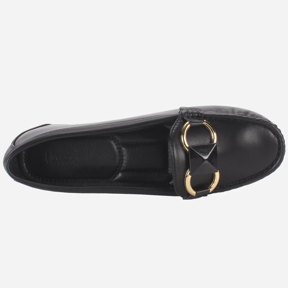 Womens "HERMEIN" Low Wedge Moccasins - Image 4