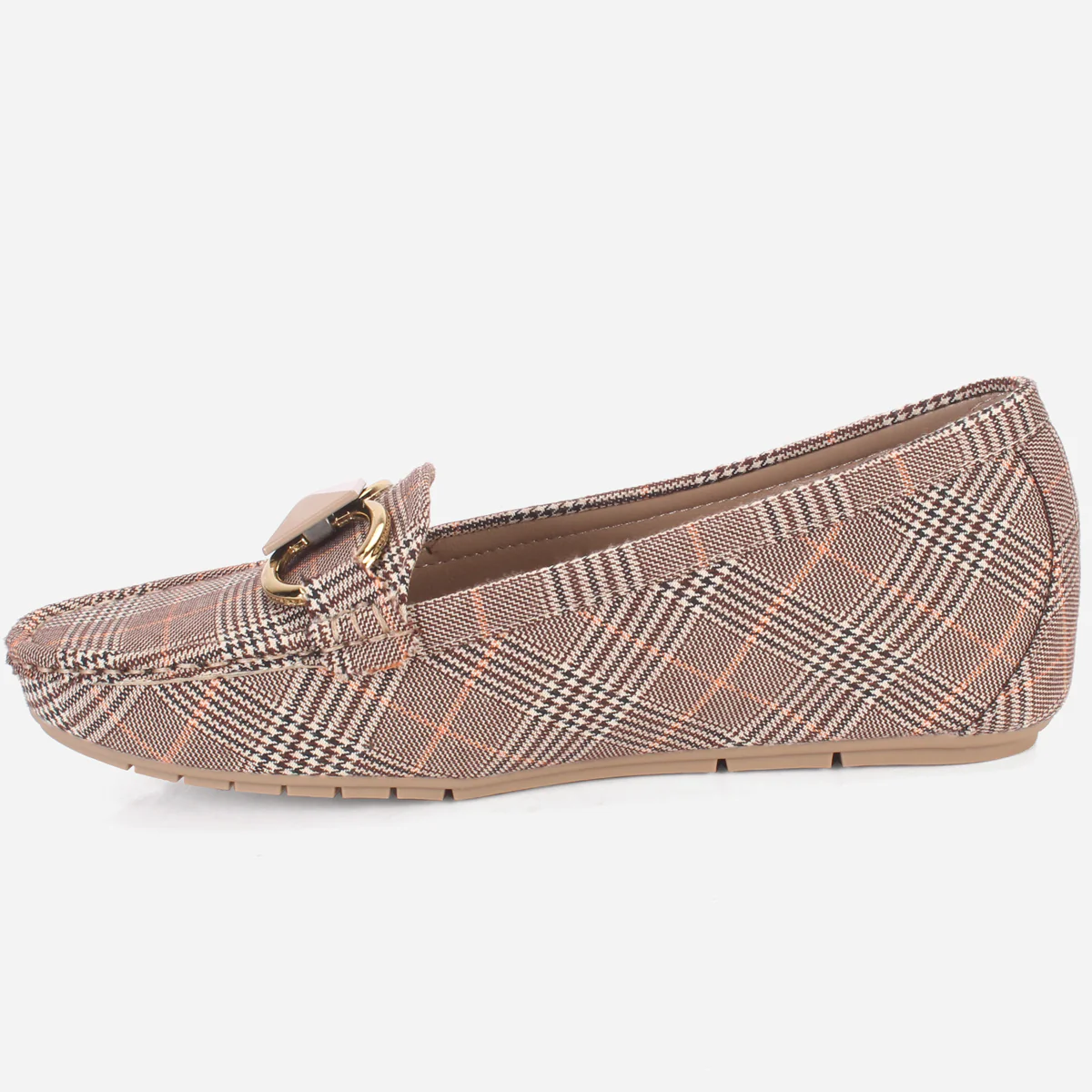 Womens "HERMEIN" Low Wedge Moccasins - Image 3