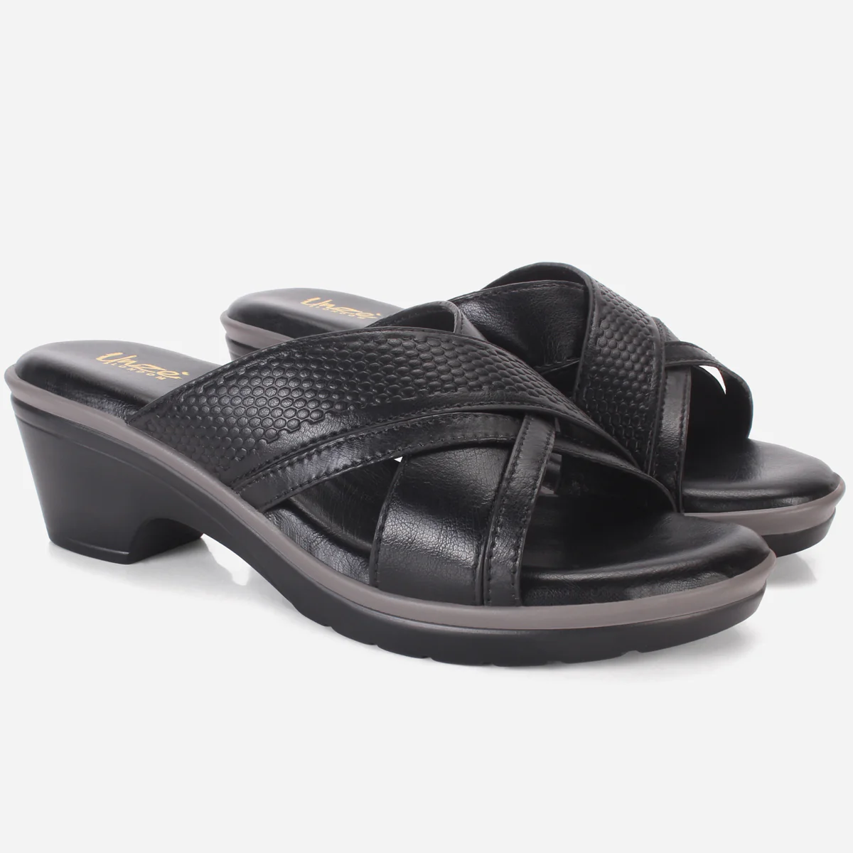 Womens "HERMINIA" Crisscross Strap Comfy Summer Slippers - Image 2