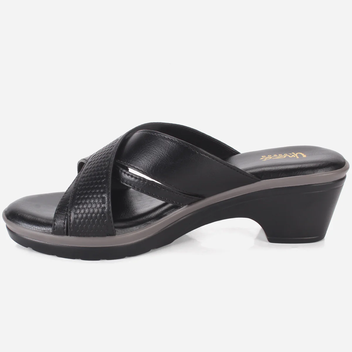 Womens "HERMINIA" Crisscross Strap Comfy Summer Slippers - Image 3